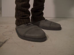Finished silicone shoes