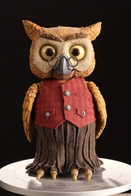 The finished Owl puppet